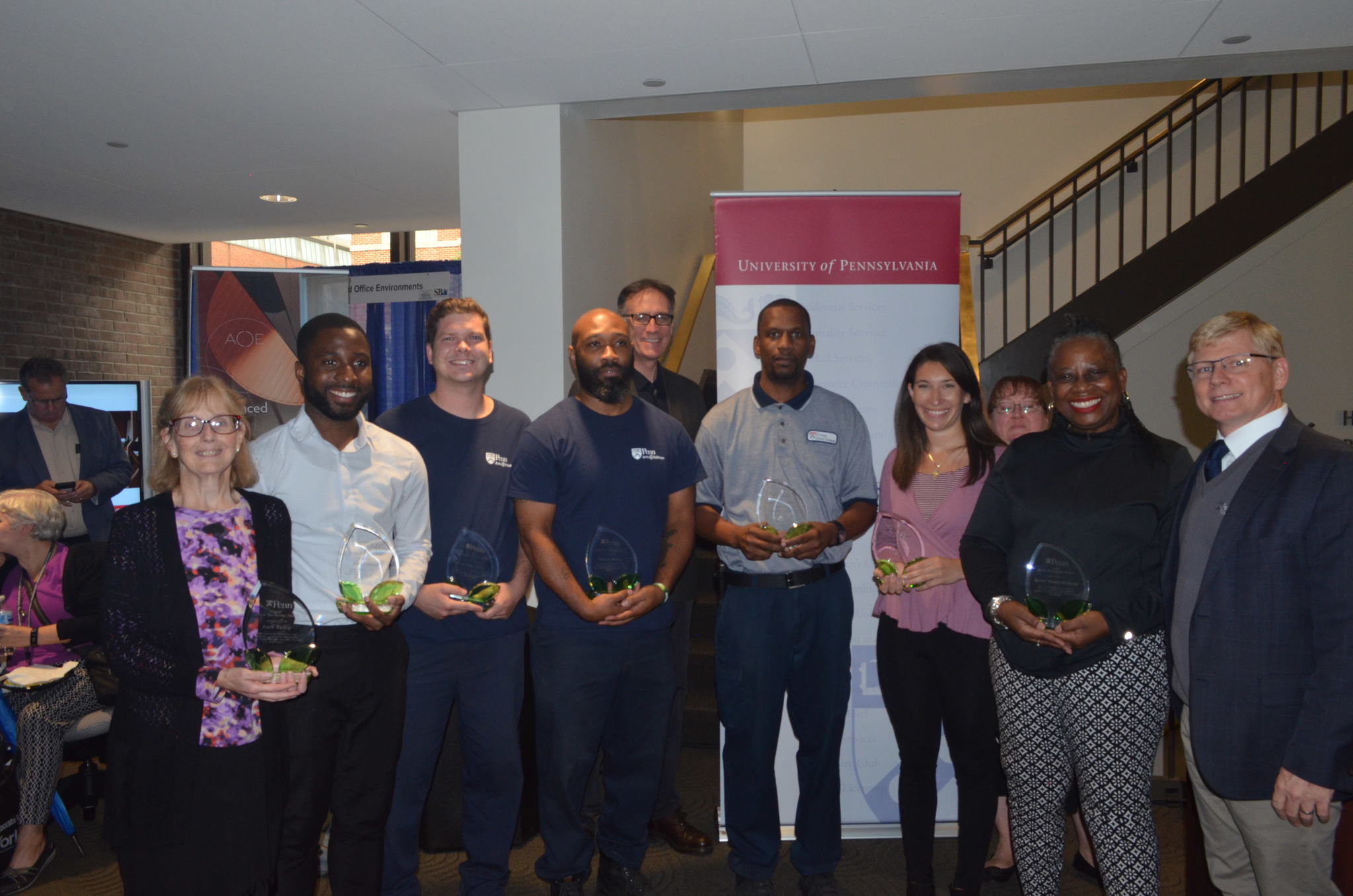 A photo of the School of Arts and Sciences "Furniture Reuse and Recycling Team.