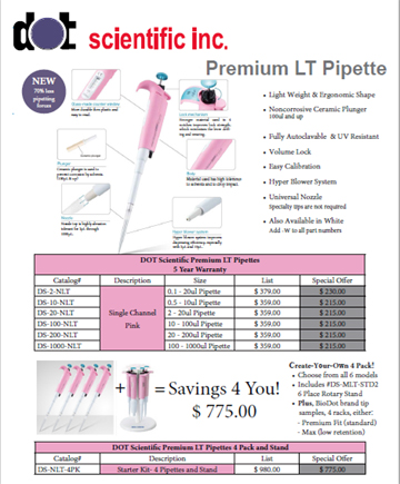 Premium LT Pipette